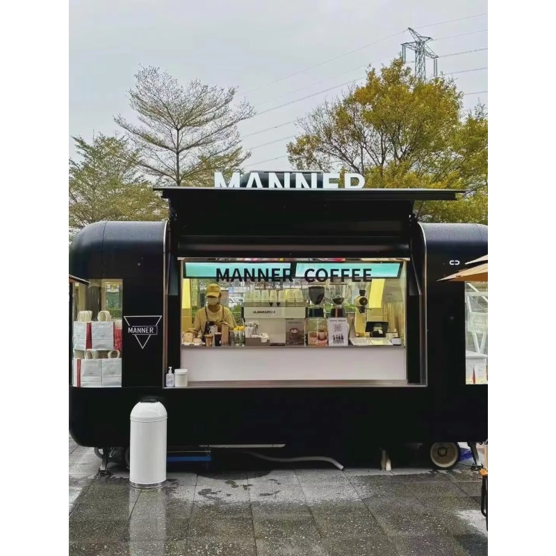 Coffee Tea Boba - Mobil Yemek Kamyonu Treyleri Tam Donanımlı