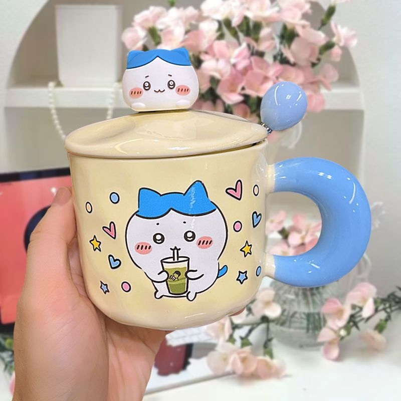 Coffee Tea Japan - Chiikawa Hachiware Seramik Kupa Sevimli Karikatür