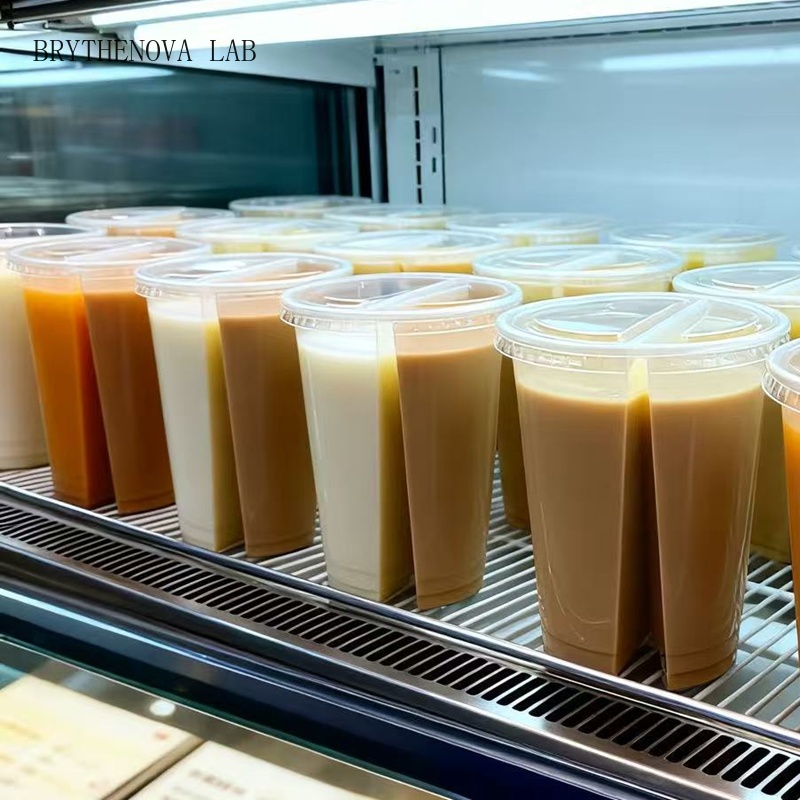 Coffee Tea Boba - 2'si 1 Arada Tek Kullanımlık Plastik