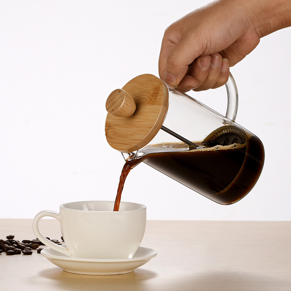 French Press Glass - Çok Yönlü Ev Tipi Fransız Filtre