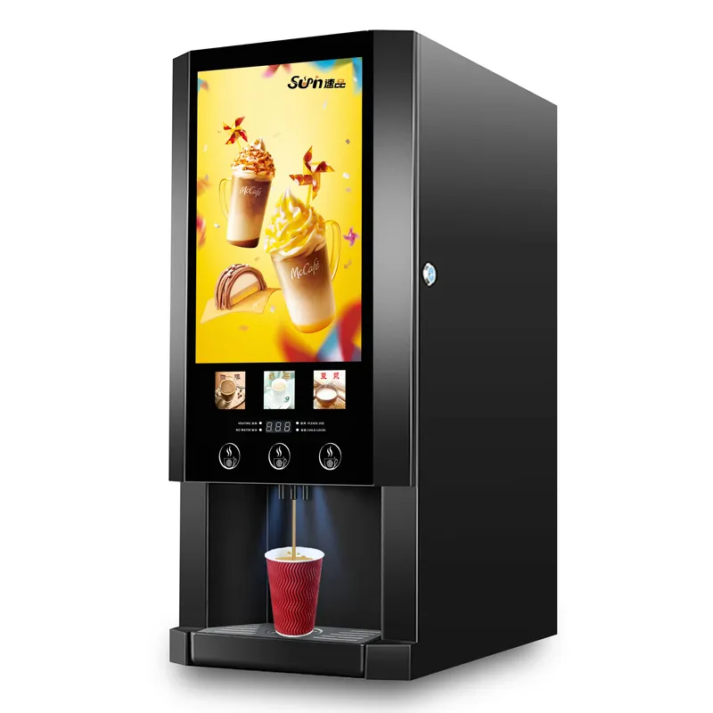Coffee Tea Vending Machine For Office - E30S Otomatik Kahve Otomatı Anında Sütlü