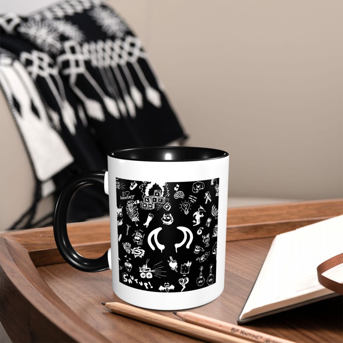 Yungblud Çizimleri Dövme Desen - Coffee Tea Drawing incelemesi ve fiyatı