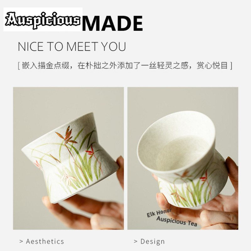 180 ml Altın Çizim El-boyalı O - Coffee Tea Drawing incelemesi ve fiyatı