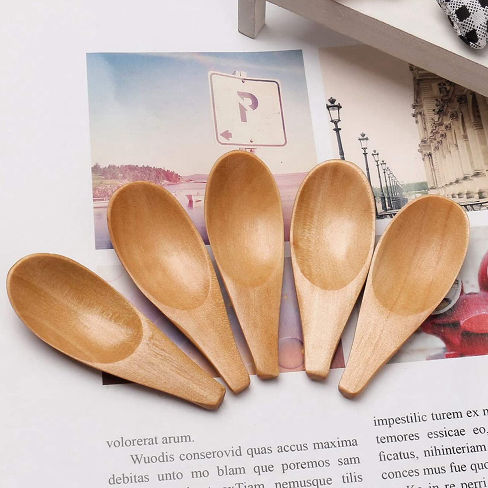 A04G-10 Parça Mini Ahşap Kaşık - Coffee Tea Etc incelemesi ve fiyatı