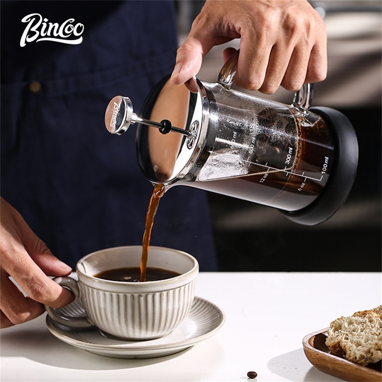 Bincoo French Press Kahve Maki - French Press Glass incelemesi ve fiyatı