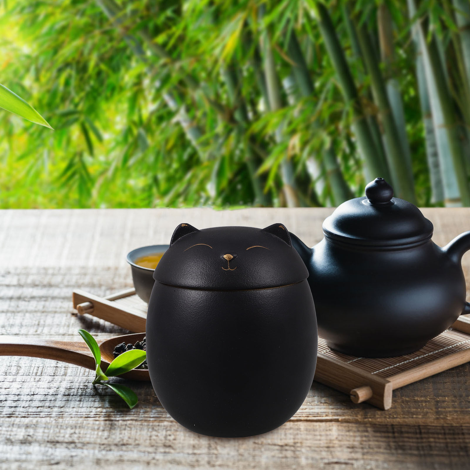 Seramik Kedi Şeklinde Hava Geç - Coffee Tea Bean Leaf incelemesi ve fiyatı