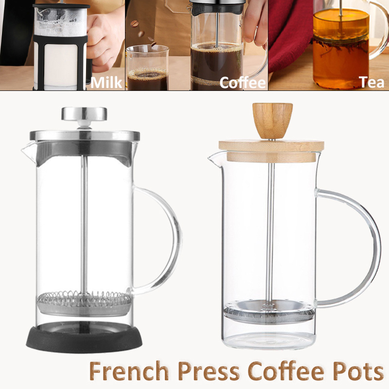 350-1000ml fransız basın cezve - French Press Glass incelemesi ve fiyatı