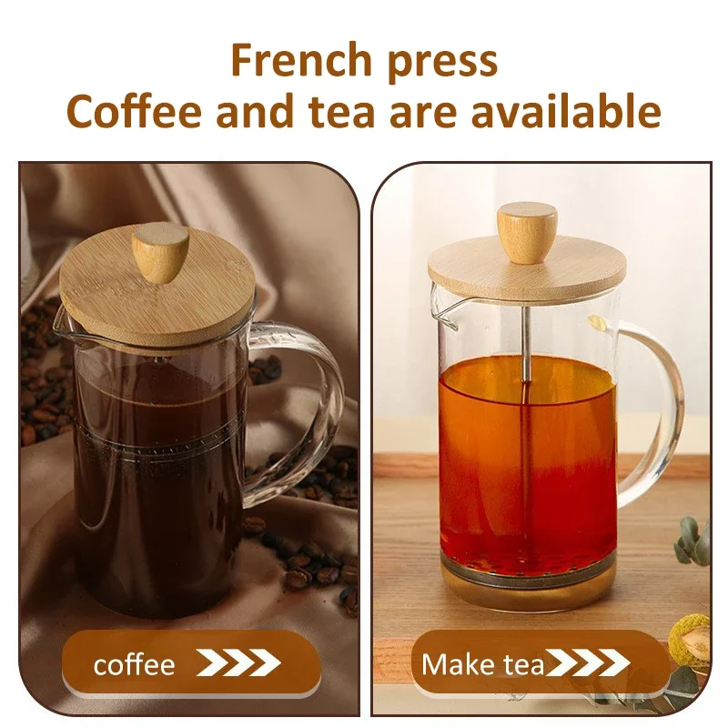 350-1000ml fransız basın cezve - French Press Glass incelemesi ve fiyatı