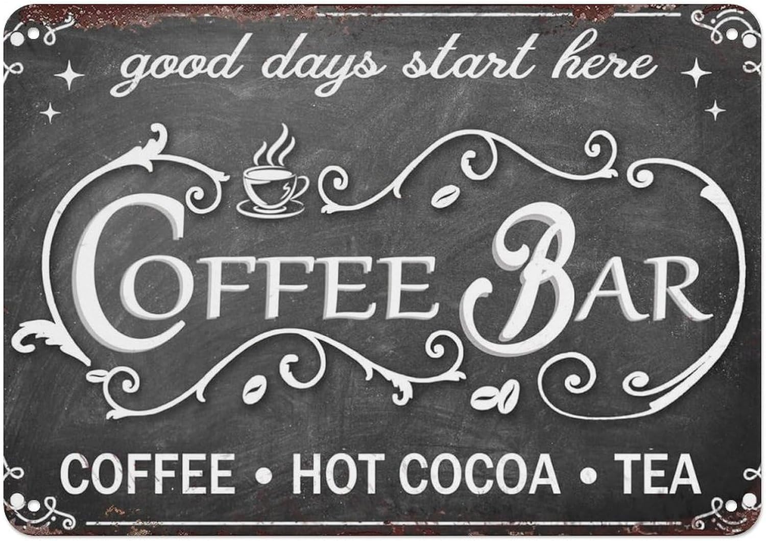 Vintage Kahve Barı Tabelası Sı - Coffee Tea And Cocoa incelemesi ve fiyatı