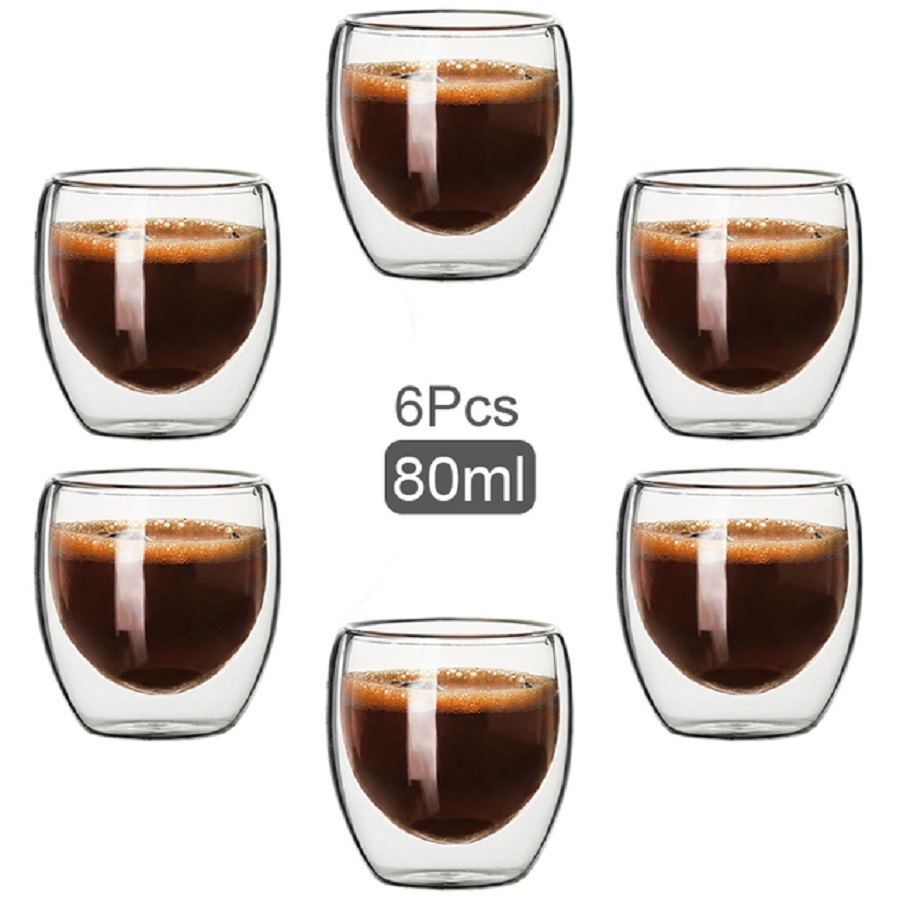 Çift Duvarlı Cam Kahve Kupalar - Coffee Tea And Sugar Set incelemesi ve fiyatı