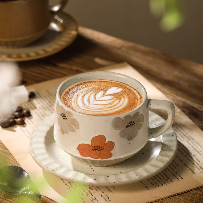 Retro Seramik Bardak Kaba Çöml - Coffee Tea And Sugar Set incelemesi ve fiyatı