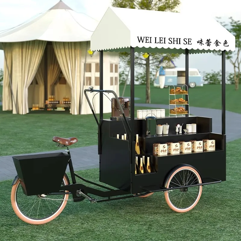 Mobil Üç Tekerlekli Teşhir Sta - Coffee Tea Vendor incelemesi ve fiyatı