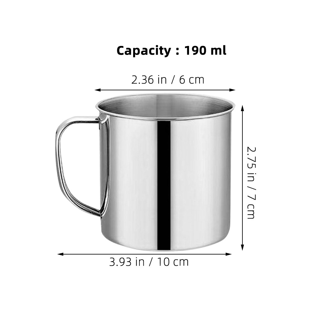 4 Adet Çocuk Paslanmaz Çelik B - Coffee Tea Cups incelemesi ve fiyatı