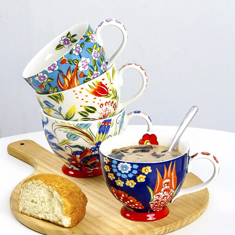 Renkli Çiçek Seramik Kahvaltı  - Coffee Tea And Cocoa incelemesi ve fiyatı
