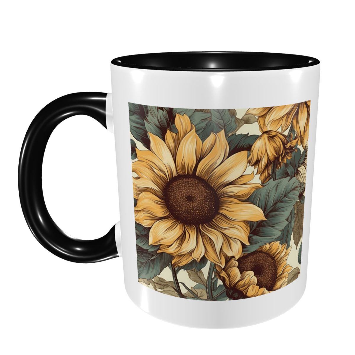 Altın Ayçiçeği Kümesi Vintage  - Coffee Tea Drawing incelemesi ve fiyatı