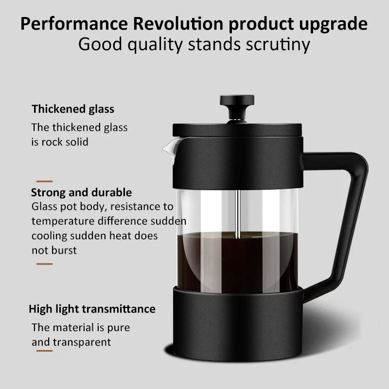 350/600/1000ML Fransız Pres Ka - French Press Glass incelemesi ve fiyatı