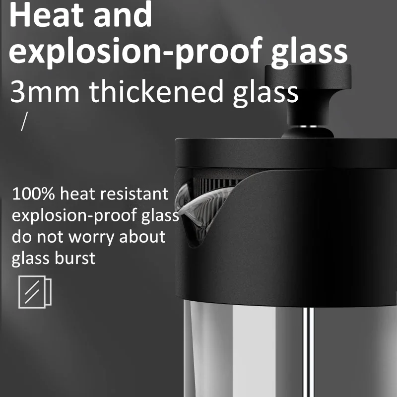 350/600/1000ML Fransız Pres Ka - French Press Glass incelemesi ve fiyatı