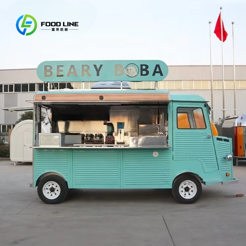 Elektrikli Mobil Yiyecek Kamyo - Coffee Tea Boba incelemesi ve fiyatı